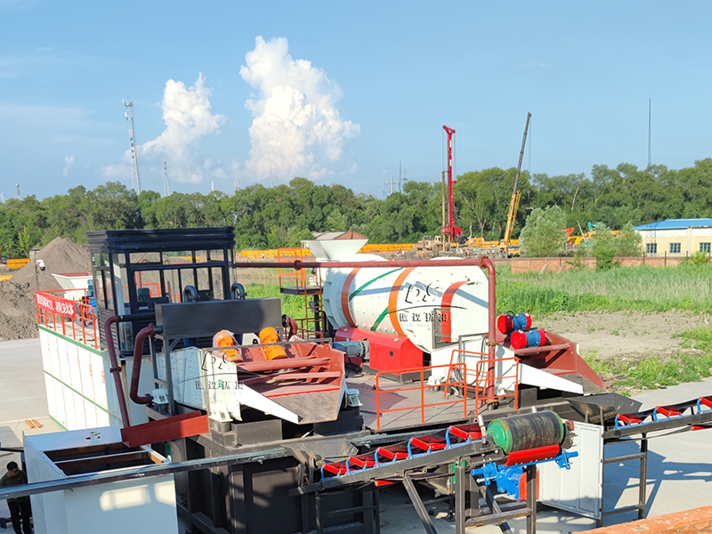 有機污染場地土壤淋洗修復(fù)現(xiàn)場