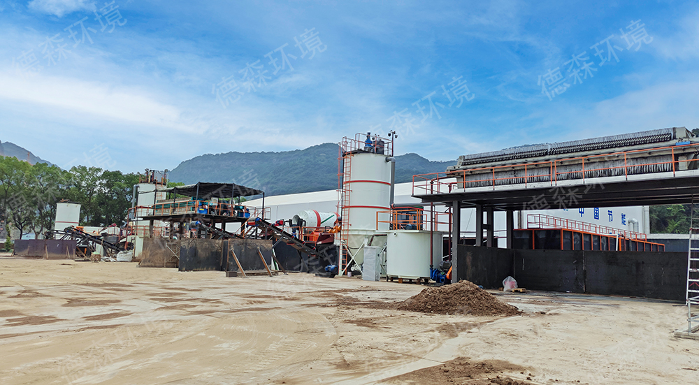 寧波項(xiàng)目實(shí)拍：德森土壤淋洗修復(fù)設(shè)備戰(zhàn)高溫、嬴暴雨！