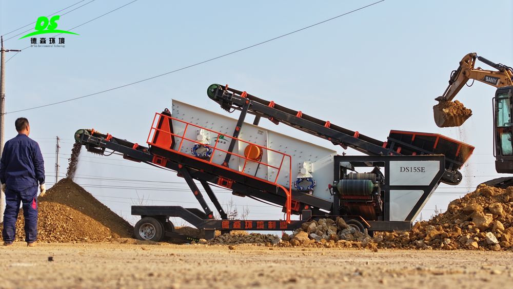 應(yīng)急響應(yīng)新裝備，德森環(huán)境篩分車實(shí)現(xiàn)快速作業(yè)閉環(huán)